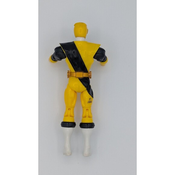 Vintage Bandai Power Rangers Lot Red Blue Yellow (Missing Hands)+ Black 1993 PVC - Picture 11 of 14